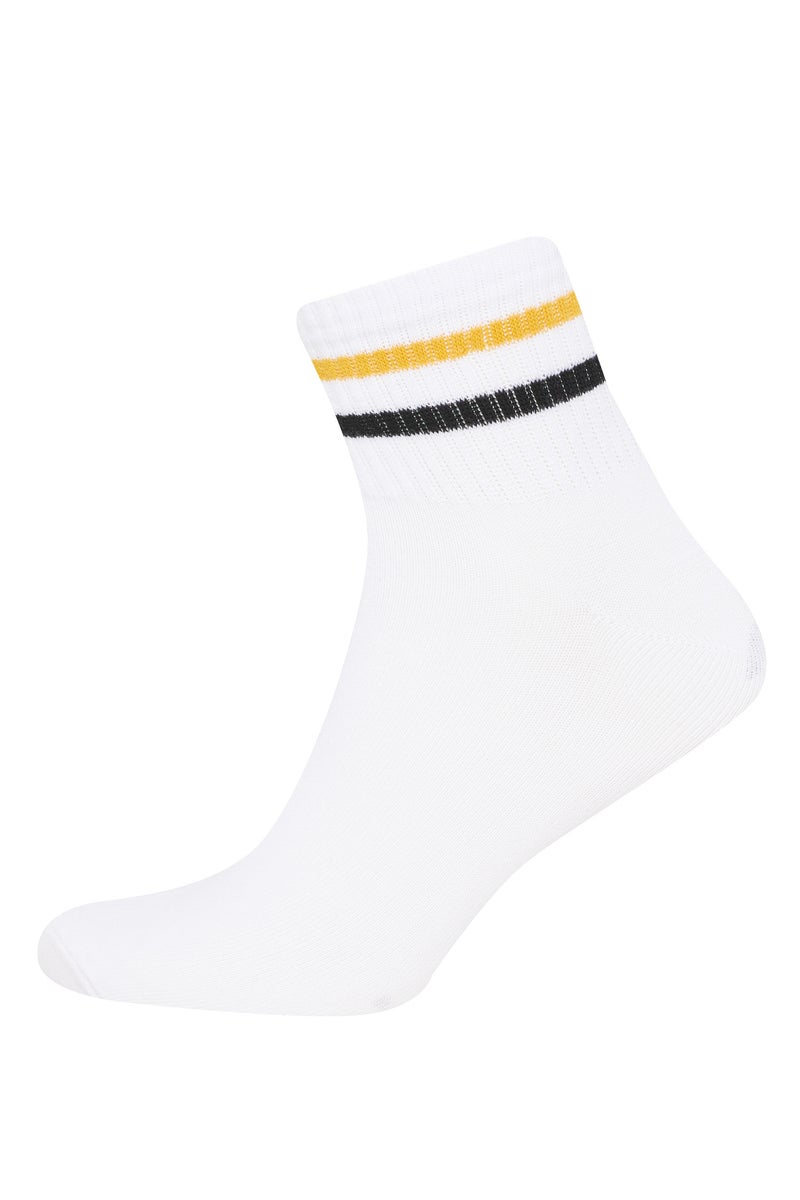 DeFacto Multicolour Man Man 5 Piece Short Socks Casual - Image 4